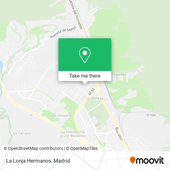 La Lonja Hermanos map