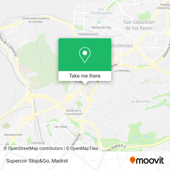 Supercor Stop&Go map