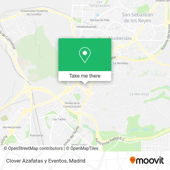 Clover Azafatas y Eventos map