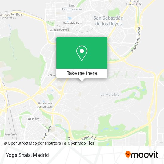 Yoga Shala map