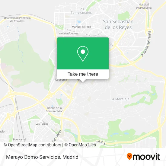 Merayo Domo-Servicios map