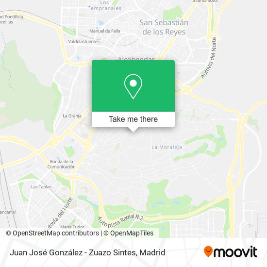 Juan José González - Zuazo Sintes map