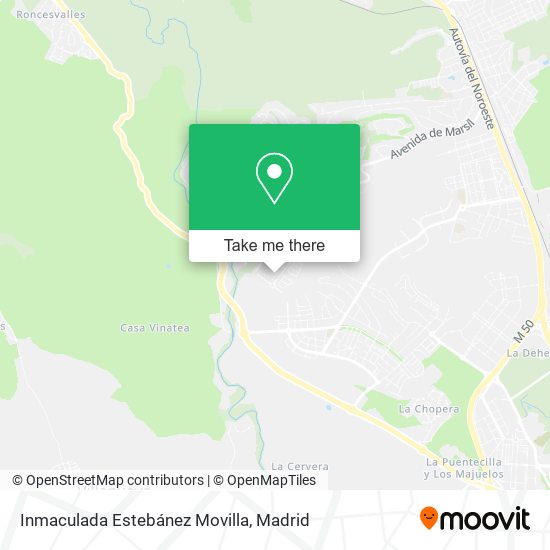 Inmaculada Estebánez Movilla map