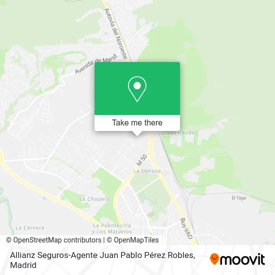 Allianz Seguros-Agente Juan Pablo Pérez Robles map