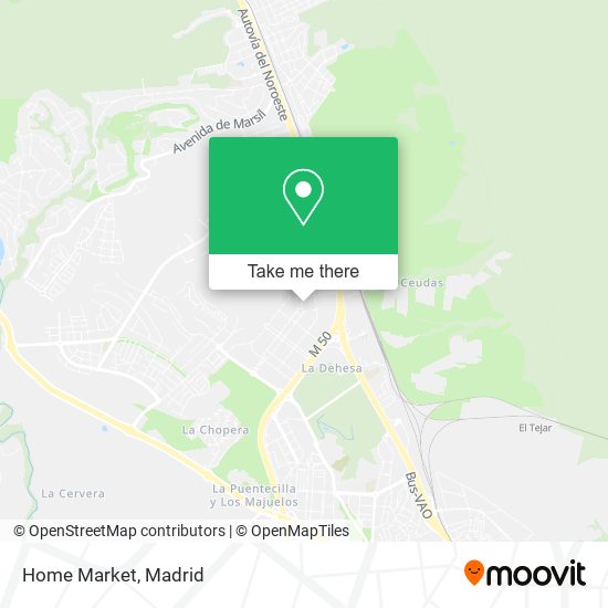 mapa Home Market