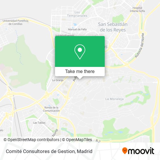 Comité Consultores de Gestion map