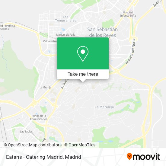 Eatan's - Catering Madrid map