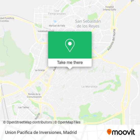 Union Pacifica de Inversiones map