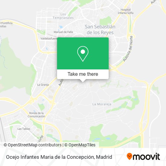 Ocejo Infantes Maria de la Concepción map