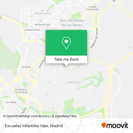 Escuelas Infantiles Ideo map