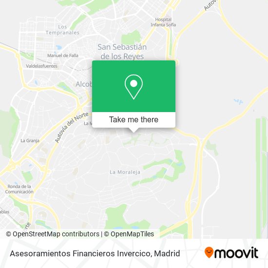 Asesoramientos Financieros Invercico map