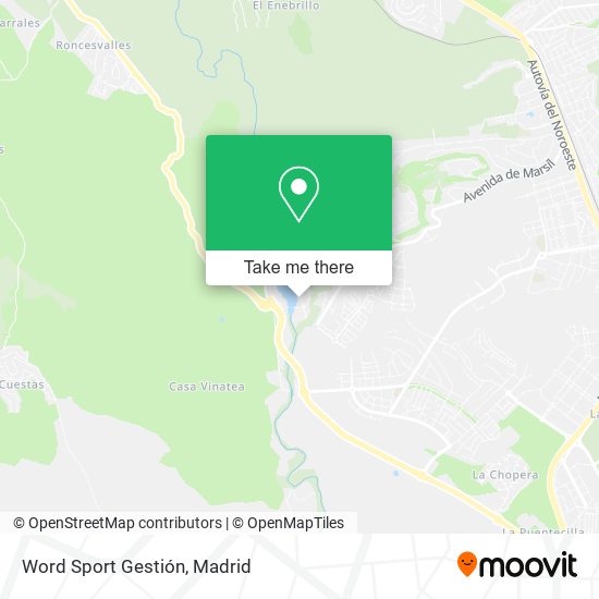 Word Sport Gestión map