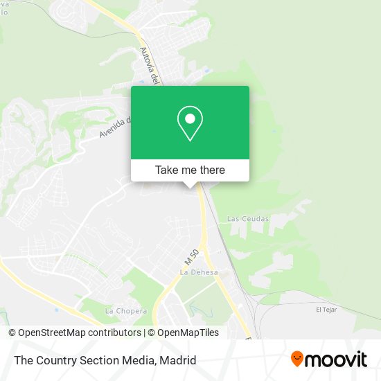 The Country Section Media map