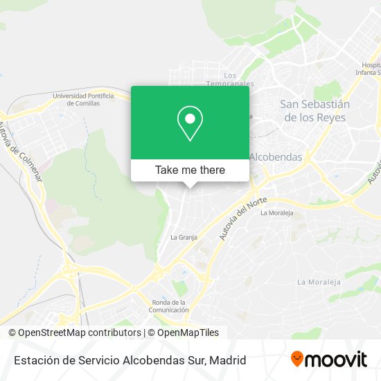 Estación de Servicio Alcobendas Sur map