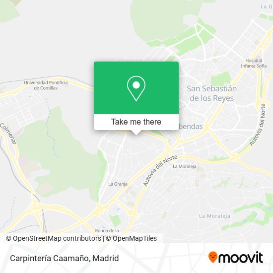 Carpintería Caamaño map