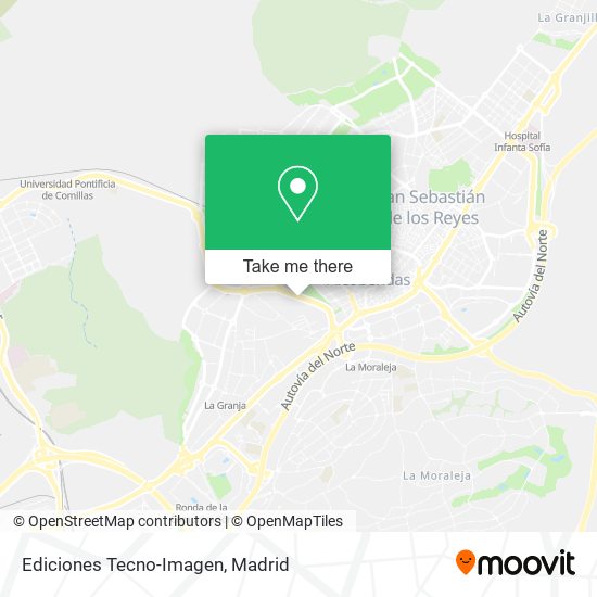 Ediciones Tecno-Imagen map