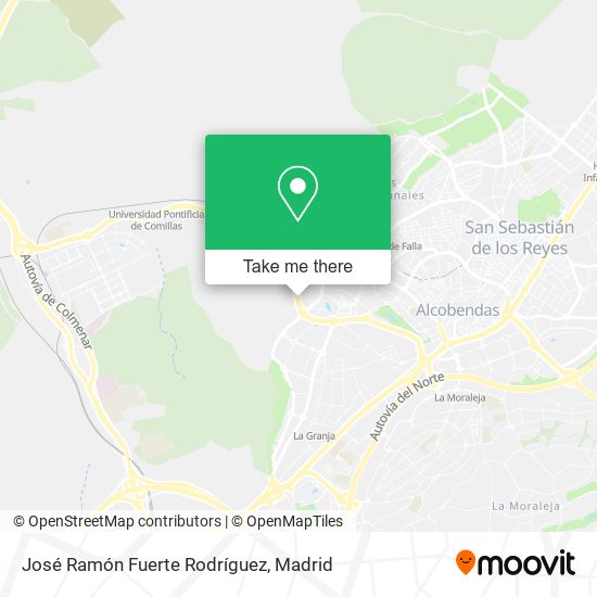 José Ramón Fuerte Rodríguez map