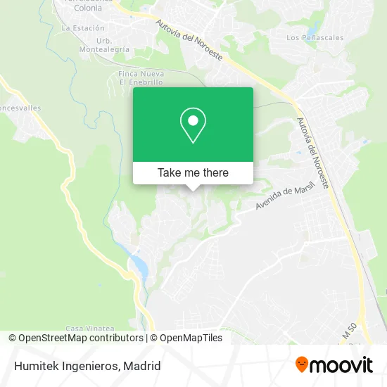 Humitek Ingenieros map