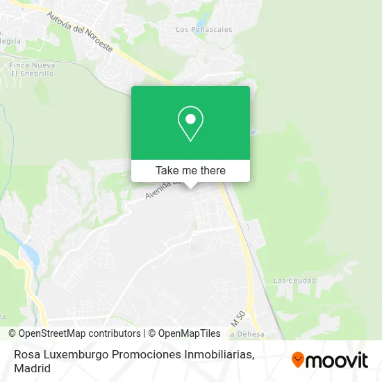 Rosa Luxemburgo Promociones Inmobiliarias map