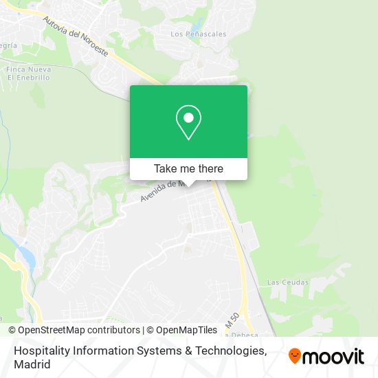Hospitality Information Systems & Technologies map