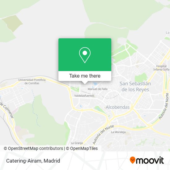 Catering-Airam map