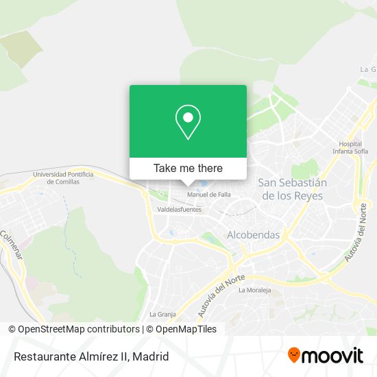 mapa Restaurante Almírez II