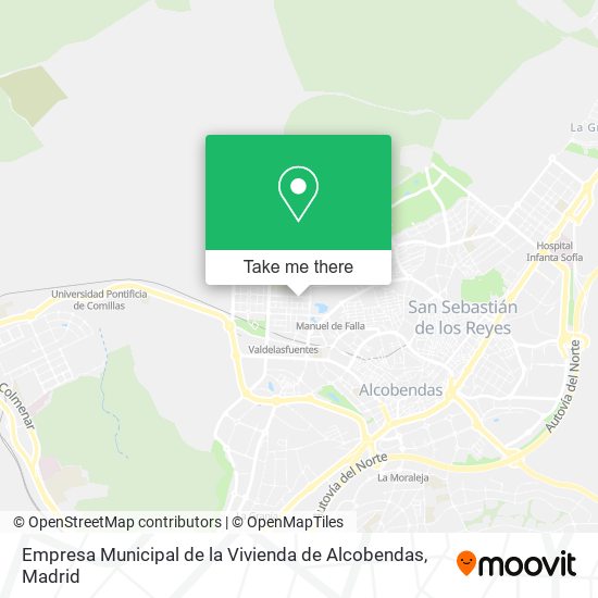 Empresa Municipal de la Vivienda de Alcobendas map