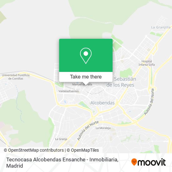 Tecnocasa Alcobendas Ensanche - Inmobiliaria map