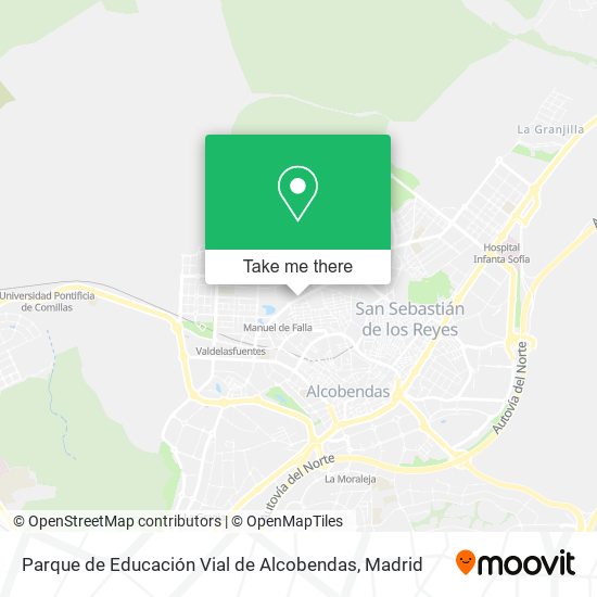 Parque de Educación Vial de Alcobendas map