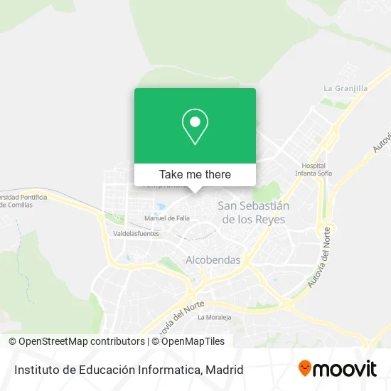 Instituto de Educación Informatica map