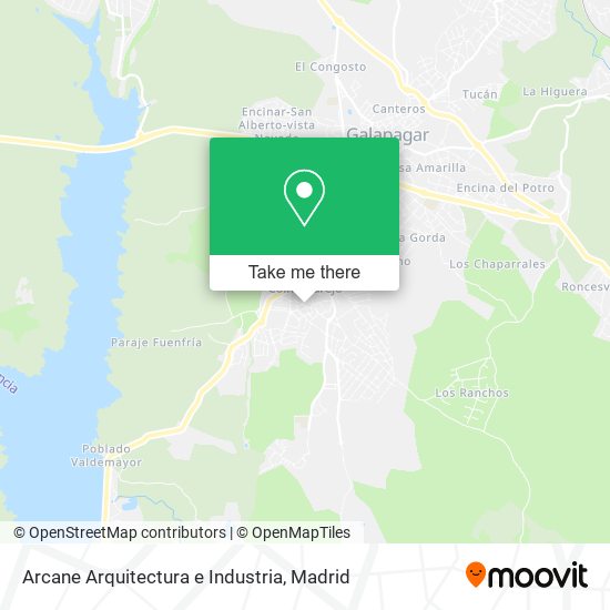 Arcane Arquitectura e Industria map