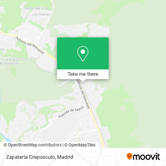 Zapatería Crepúsculo map