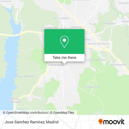 Jose Sanchez Ramírez map