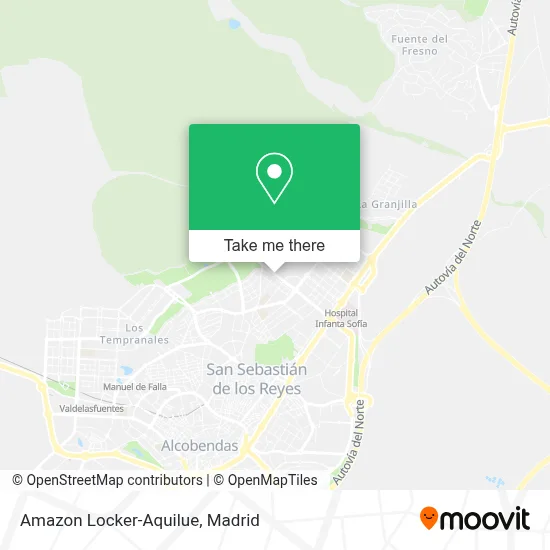 Amazon Locker-Aquilue map
