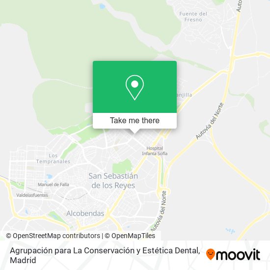 Agrupación para La Conservación y Estética Dental map