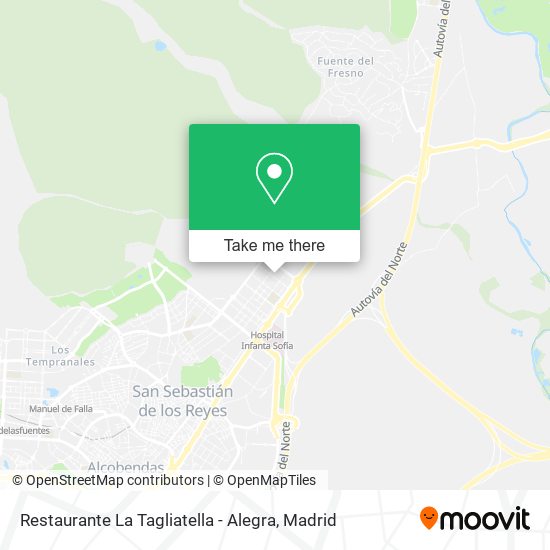 Restaurante La Tagliatella - Alegra map