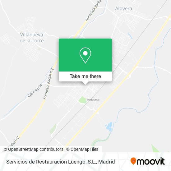 mapa Servicios de Restauración Luengo, S.L.