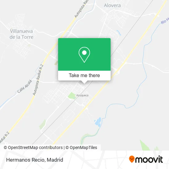 Hermanos Recio map