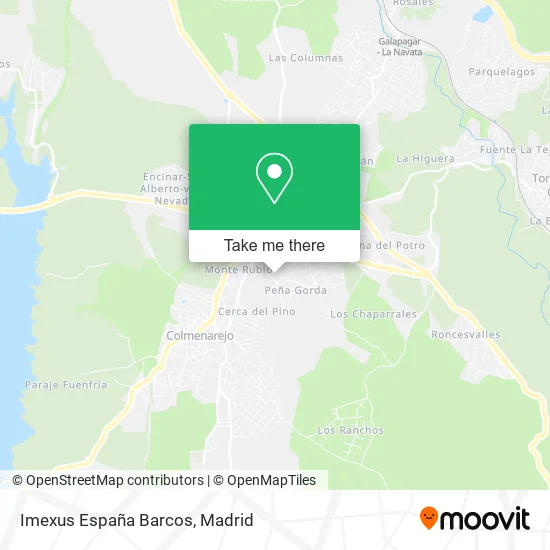 mapa Imexus España Barcos