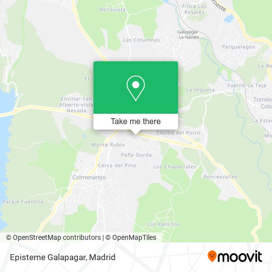 mapa Episteme Galapagar