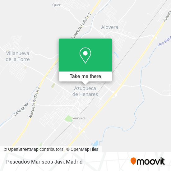 Pescados Mariscos Javi map