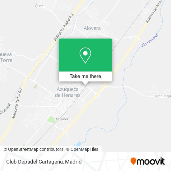 mapa Club Depadel Cartagena