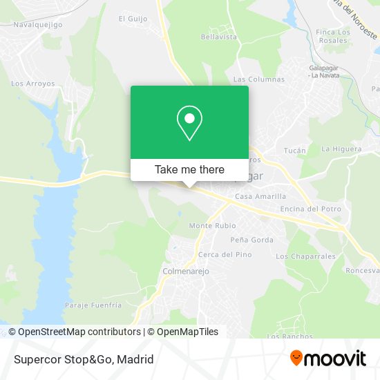 mapa Supercor Stop&Go