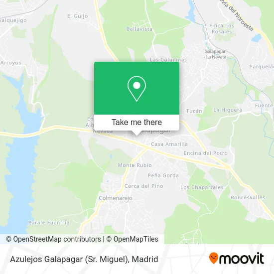 Azulejos Galapagar (Sr. Miguel) map