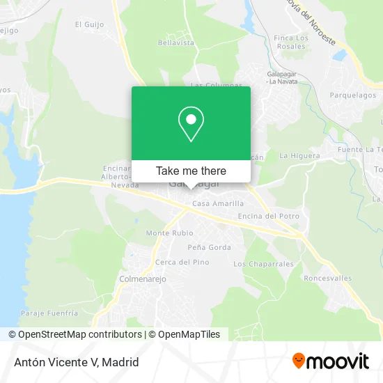 Antón Vicente V map