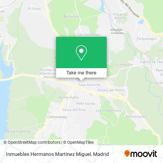 mapa Inmuebles Hermanos Martínez Miguel