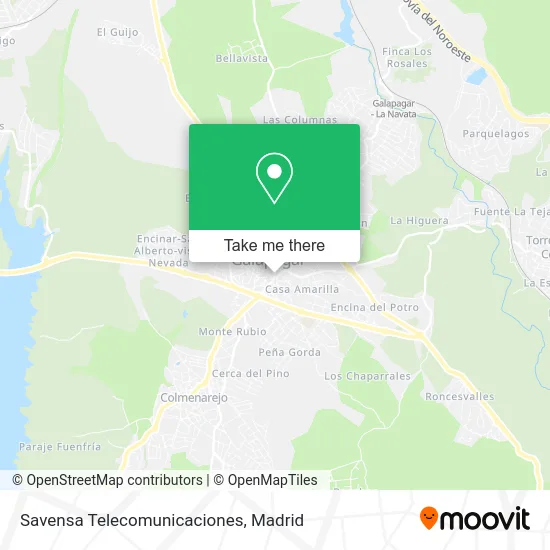 Savensa Telecomunicaciones map
