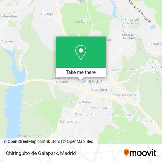 Chiringuito de Galapark map