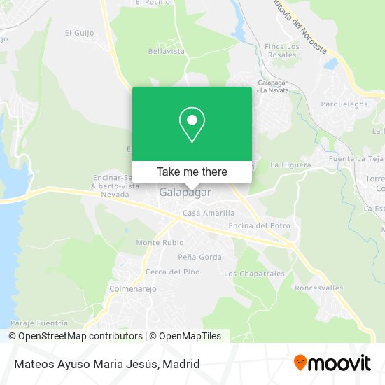 Mateos Ayuso Maria Jesús map