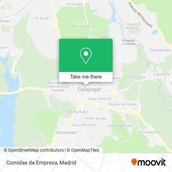 mapa Comidas de Empresa